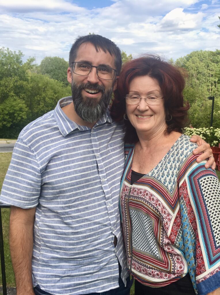 Jens Mebius och Sue Johnson